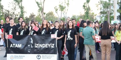 19 Mayıs Milli Mücadelenin 100. yıldönümü DAÜ’de coşkuyla kutlandı