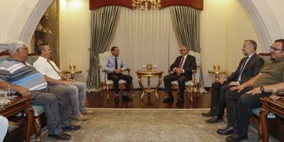 Akıncı, Avcılık federasyonu heyetini kabul etti