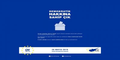 KAB,    Kıbrıslı Türkleri AP seçimlerinde oy kullanmaya çağırdı