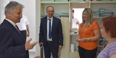 Pilli personelle tanıştı