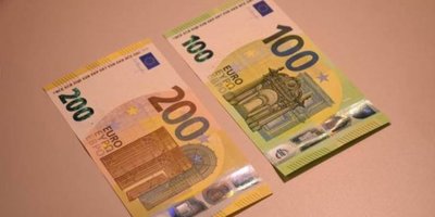 Yeni 100 ve 200 euroluk banknotlar tedavülde