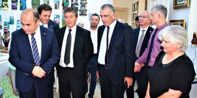 Girne turizm meslek lisesi’nin geleneksel yılsonu sergisi açıldı