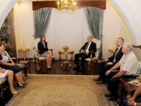 Cumhurbaşkanı Akıncı, Bulgaristan Türk Kültür Derneği'nden Bir Heyetle görüştü