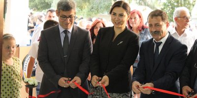 “Baybars Atatürk meslek lisesi yılsonu sergisinin açılışını yaptı”