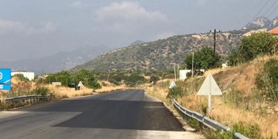 Kuzey sahil yolu tamir edildi