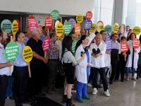 “Girne Akçiçek Hastanesi’ndeki eylem, eksiklikler giderilene kadar kaldırılmayacak”