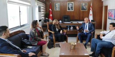 Amcaoğlu, YÖDAK Başkanı Prof. DR. Büke ile heyetini kabul etti