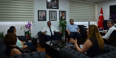 Kikev Heyeti Bakan Sucuoğlu’nu ziyaret etti