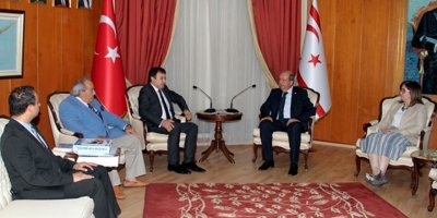 Tatar, Türkiye Belediyeciler birliği heyetini kabul etti