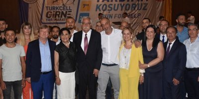 Turkcell girne yarı maratonu geliri 3 kuruma bağışlandı