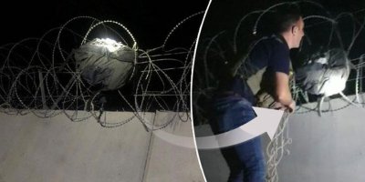 Sınırda büyük şok! Suriye'den Türkiye'ye atılan çantanın içinden çıktı...