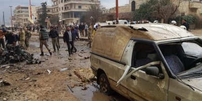 Afrin'de bomba yüklü araç patladı