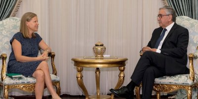 İsveç Büyükelçisi Akıncı’ya veda ziyaretinde bulundu