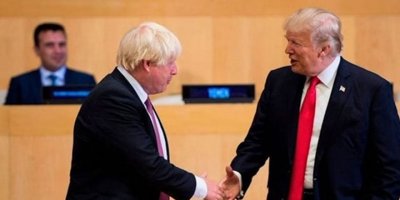 Trump ile Johnson, ABD-İngiltere ilişkilerini görüştü