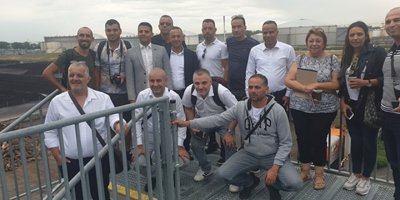 Lapta ve Alsancak belediye başkanları Viyana’da kompost üretim tesislerini inceledi