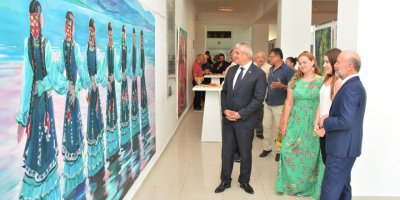 30 Eserden Oluşan Resim Sergisi  Taçoy Tarafından Açıldı…