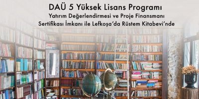 DAÜ Lefkoşa yüksek lisans programları Rüstem Kitabevi’nde yürütülecek