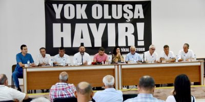 “Yok oluşa hayır”