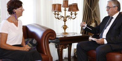 Akıncı, Merlen’i kabul etti