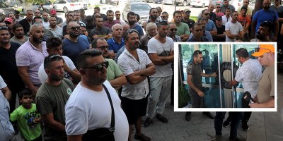 Avcılardan siyah çelenk