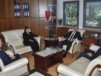 Cumhurbaşkanı Mustafa Akıncı Sayıştay Başkanı Osman Korahan’ı ziyaret etti