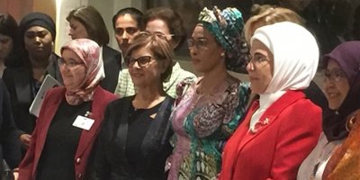 Meral akıncı, BM Genel Merkezi'nde Emine Erdoğan himayelerinde düzenlenen toplantıya katıldı