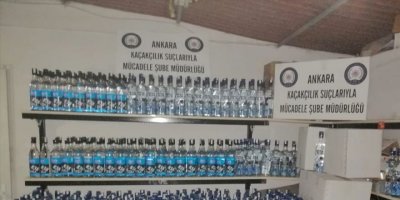 Ankara'da sahte içki operasyonu