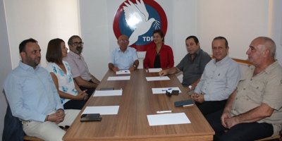 DP heyeti, TDP’yi ziyaret etti