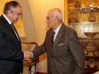 Cumhurbaşkanı Akıncı, Genelkurmay Eski Başkanı İsmail Hakkı Karadayı’yı kabul etti