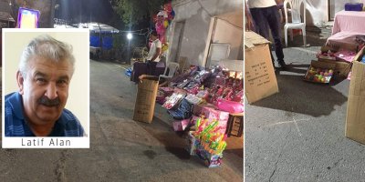 Trafiğe kapalı bölgede yayaya çarptı