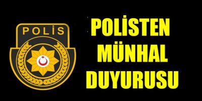 100 polis memuru için münhal açtı.