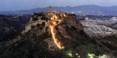 Ölen şehir Civita Di Bagnoregio