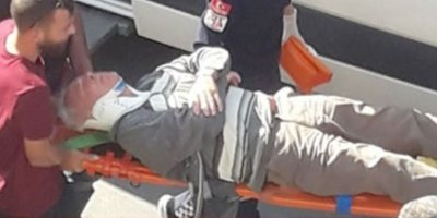 Yayaya çarpıp kaçtı