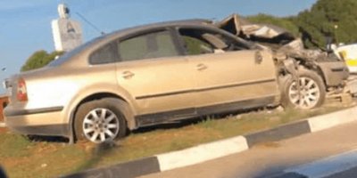 Gazimağusa’da korkutan kaza