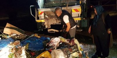 Bankadan çektiği parayı çöpe attı!