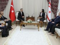 KKTC’nin 34. Kuruluş Yıldönümü… Meclis Başkanı Siber, TBMM Başkan Vekili Aydın’ı kabul etti