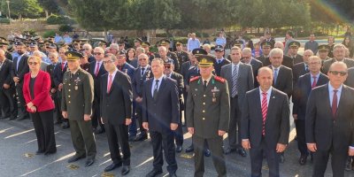 Gazimağusa’da Atatürk için anma töreni düzenlendi