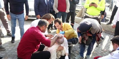 Kendisine para vermeyen kadına inşaat demiri sapladı