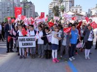 KKTC'nin 34. kuruluş yıl dönümü kapsamında Mersin'de tören düzenlendi