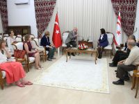 KKTC’nin 34. kuruluş yıldönümü… Siber, Rusya’dan gelen gazetecileri kabul etti