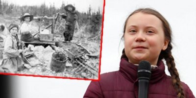 121 yıllık kare sosyal medyayı birbirine kattı: Greta bir zaman yolcusu