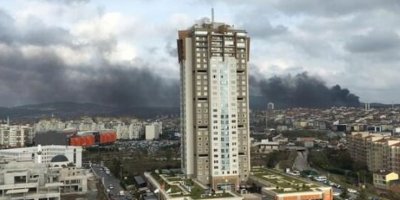 İstanbul'da askeri bölgede korkutan yangın!