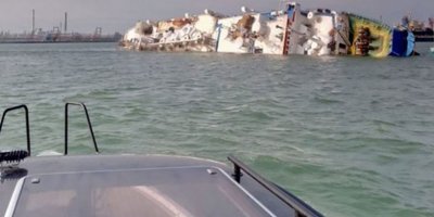 Binlerce koyun taşıyan yük gemisi Romanya açıklarında alabora oldu