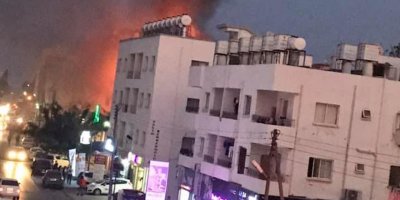 Mağusa'da büyük yangın