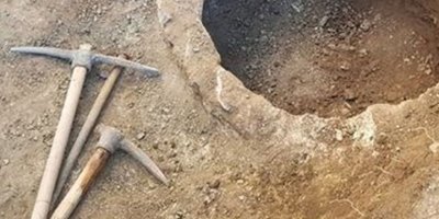 Arkeolojik sit alanında define kazısına 3 gözatlı