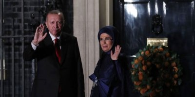 Erdoğan, İngiltere Başbakanı Johnson’ın verdiği yemeğe katıldı