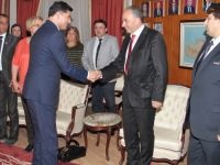 Özgürgün, Türkiye Harp Malulü Gaziler Şehit Dul ve Yetimleri Derneği Heyetini kabul etti