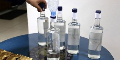 Ankara'da sahte içki operasyonu