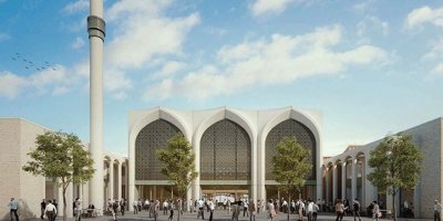 Almanya'da 2 bin kişilik cami ve külliye projesi tanıtıldı