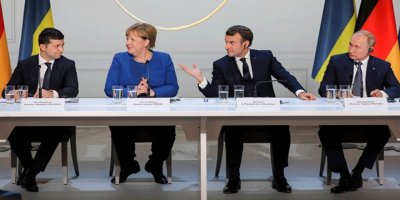 Dört lider, yıl sonuna kadar Ukrayna’nın doğusunda 'tam ateşkes' konusunda anlaştı